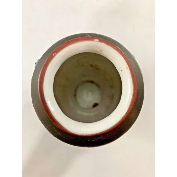 Moriage Dragonware Dragon Vase 5" Made in Japan Relief Raised Handpainted - Picture 6 of 8